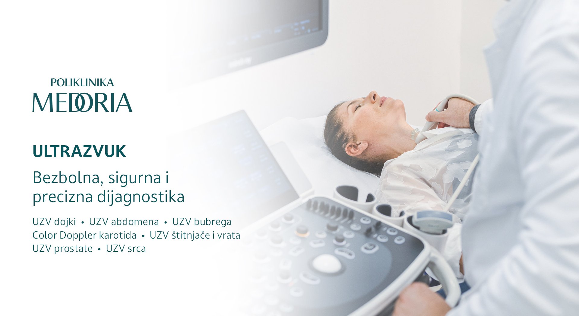 Ultrazvuk u Zagrebu ‒ UZV Dubrava ‒ Poliklinika Medoria